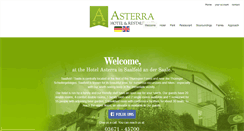 Desktop Screenshot of hotelasterra.de