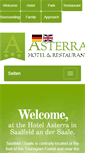 Mobile Screenshot of hotelasterra.de